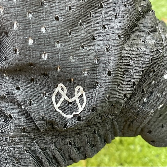 Maaji Twist Impact Reversible Sports Bra Black Gray Large Preowned activewear - Picture 4 of 8